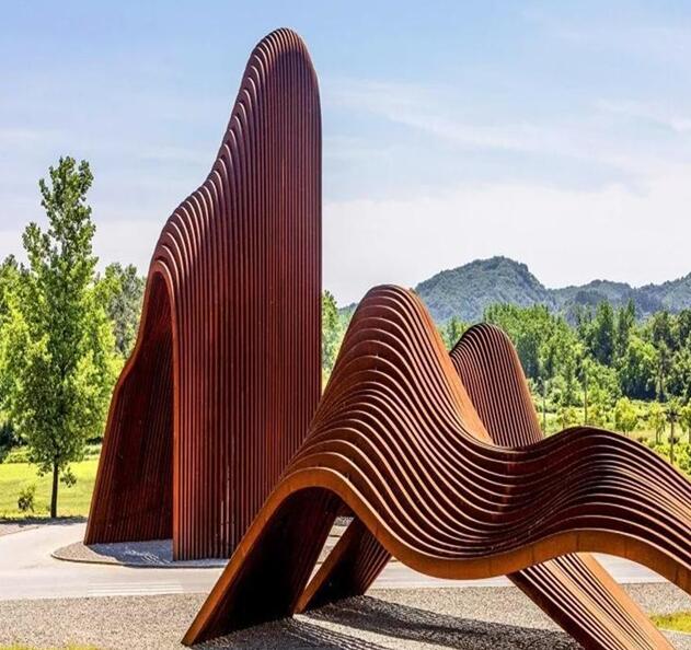 闽侯锈钢板造型