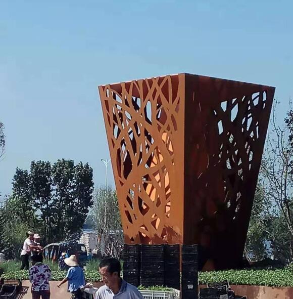 闽侯耐候钢板雕塑