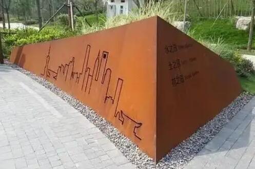 闽侯耐候钢挡土墙